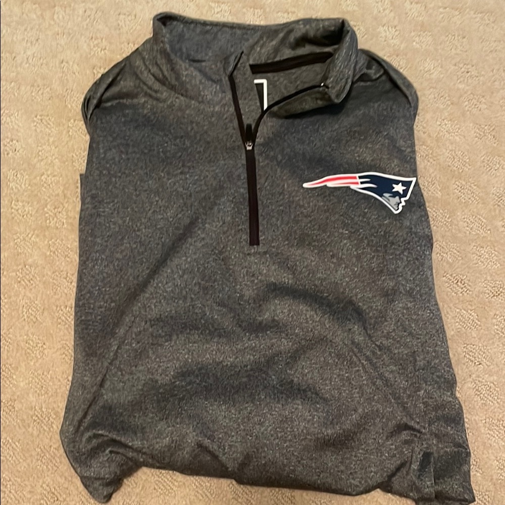 NFL Team Apparel Charcoal Pullover